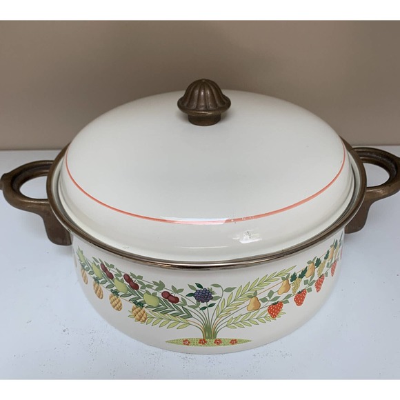 Villeroy & Boch Bon Appetit 4 Quart Heavy Enamel Stew Pot Fissler ASTA Germany - Picture 2 of 9